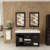 48" Rigel Large Double Sink Modern Bathroom Vanity Cabinet
