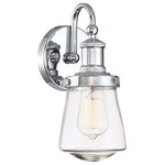 Designers Fountain - Taylor Wall Sconce, Chrome - Bulbs not included