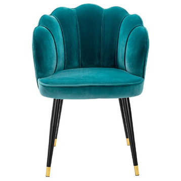 Blue Scalloped Dining Chair | Eichholtz Bristol