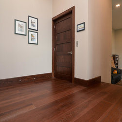 Bright Space & Distressed Floors - Hardwood Flooring