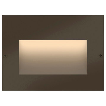 Hinkley Landscape Lighting 4.5" Taper Horizontal 12v Step Light, Bronze