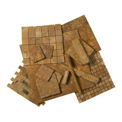 Golden Travertine Tiles for Floor and Walls - Wall And Floor Tile