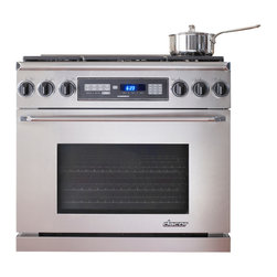 Dacor Discovery 36" Freestanding Dual Fuel Range, Stainless Steel | ER36DSCHNGH - Gas Ranges And Electric Ranges