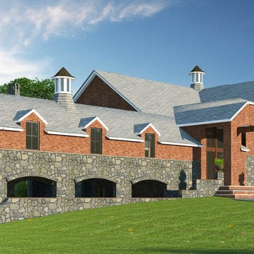 Front Elevation House Rendering Services