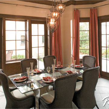 Pella® Architect Series® hinged patio doors with integrated light technology