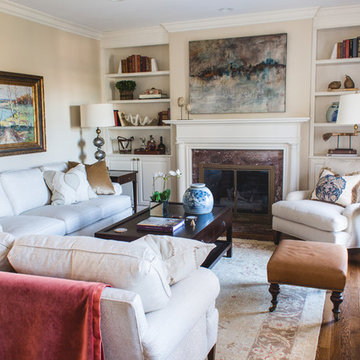 Stately Colonial Living Room