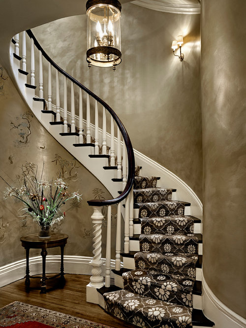 Curved Stair Runner Houzz