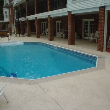 Pool deck restoration - Miller