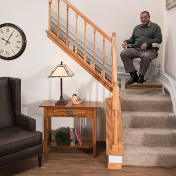 Philadelphia - Bruno Elite curved stairlift
