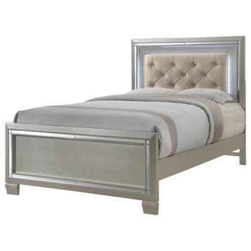 Glamour Youth Full Platform Bed