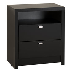 50 Most Por Black Nightstands And Bedside Tables For 2018 Houzz Prepac Furniture 2 Drawer Nightstand Black Nightstands And Bedside Tables