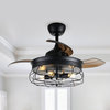 36-Inch Industrial Ceiling Fan With Foldable Blades