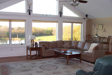 Inspiration for a timeless living room remodel in Other
