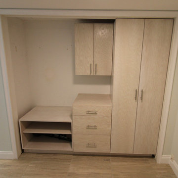 Custom Closet Modern Cabinetry for Hall Entryway