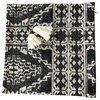 DecorShore 18 Inch Gray Ivory Peach Tribal Boho Woven Pillowcase For Sofa