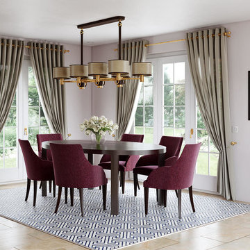 Living Room Design 3D Visualisation for Interior Presentation