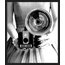 "Vintage Flash Camera" Framed Art Print, 55x65 cm
