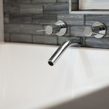 Aqua Oasis: Open Modern Bathroom with Wet-room