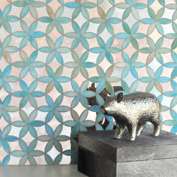 Fiona Jewel Glass and Mirror Mosaic - Tiles