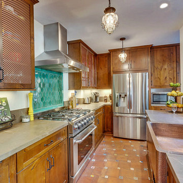 Laurel Canyon Rustic Kitchen Remodel