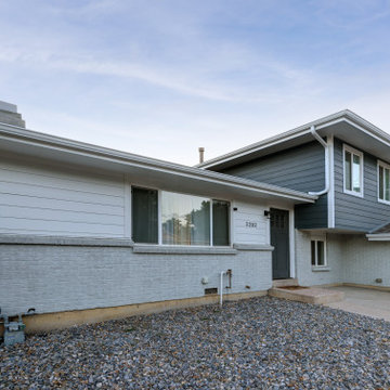 Two-Tone Blue and White Exterior Refresh