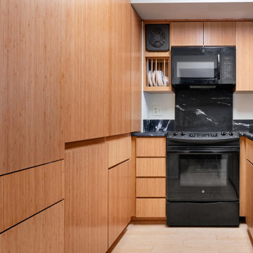 Bamboo Contemporary Kitchen in Arlington, Virginia