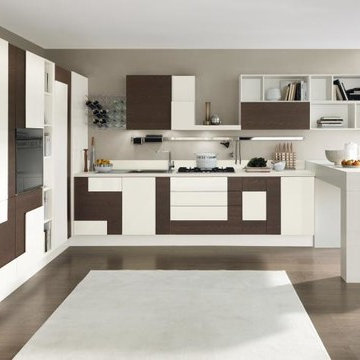 Modern Italian Custom Made Kitchens by LUBE