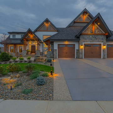 Luxury Backyard Retreat with Armour Stone & Water Feature | Genesis on the Lakes