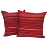 Peruvian Cherry Alpaca Blend Cushion Covers, Set of 2