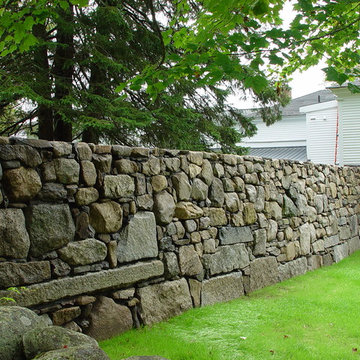 Antique Granite Wall Freestanding 2-sided acts as a fence