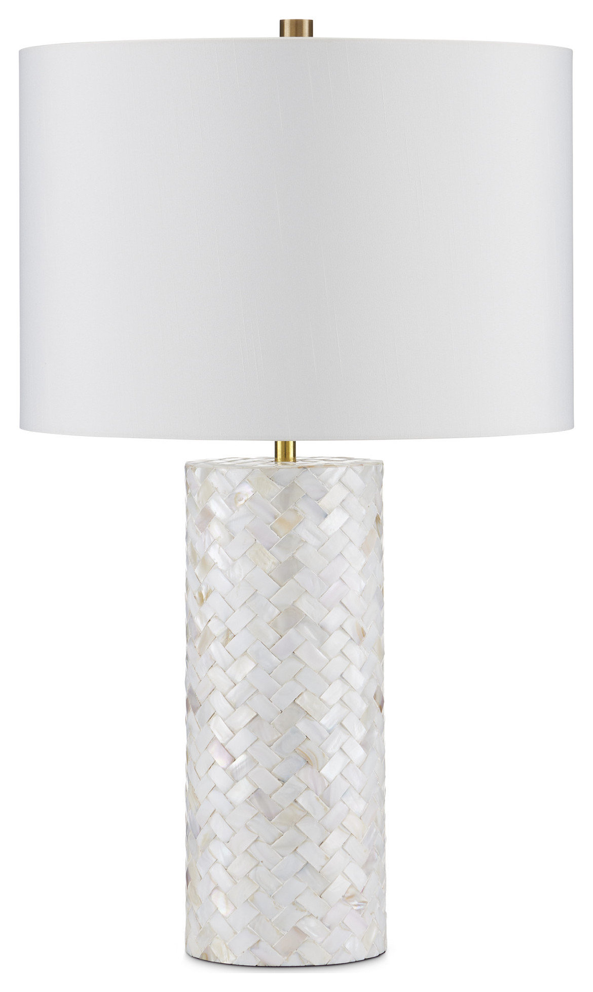 Meraki Mother-of-Pearl Table Lamp - Beach Style - Table Lamps - by ...