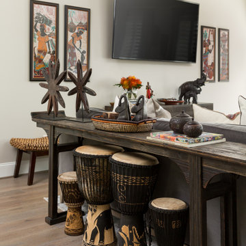 Afro-Inspired Living Space