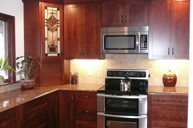 Elegant kitchen photo in Other