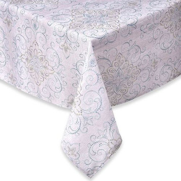 Lenox French Perle Charm 52"x70" Oblong Tablecloth, Multicolor