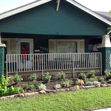 1923 bungalow, period landscape.