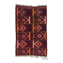 Vintage Turkish Tulu Rug - Area Rugs