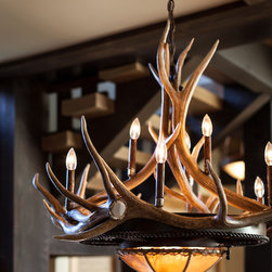 Elk Horn Chandelier - Chandeliers