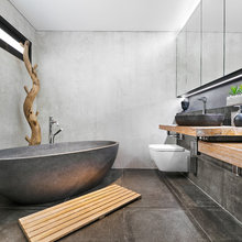 ecletic bathroom