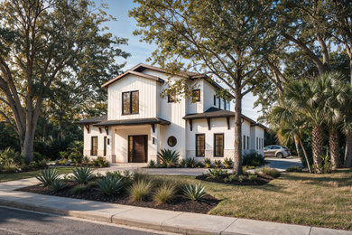 Edwin Boulevard | Welcoming Custom Home Exterior in Winter Park, Florida