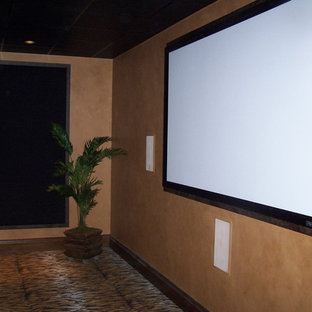 Example of a classic home theater design in Louisville