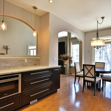 Modern Dark Cabinet Kitchen