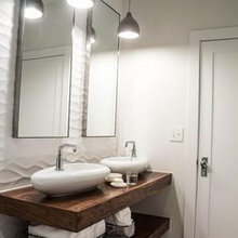 bathroom ideas for #2 and # downstairs