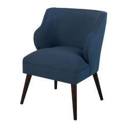 Monroe Mid Century Arm Chair - Ocean Navy - Products