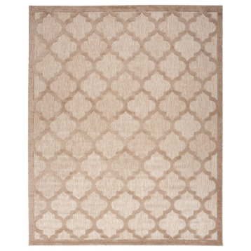 Nourison Easy Care 7' x 10' Natural Beige Modern Area Rug