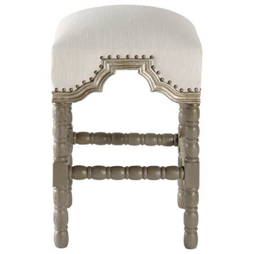 Counterstool San Marcos, French Silver-Bae Porcelain