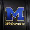 University of Michigan NCAA Block M Chesapeake BROWN Leather Sofa