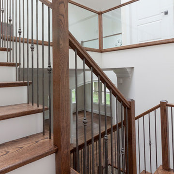 Project #44 | Contemporary Staircase with Skylit Stairwell