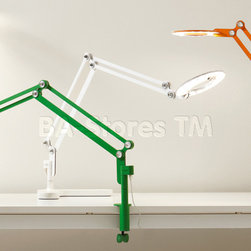 Link Contemporary Table Lamp in White - Table Lamps