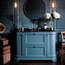 1200 mm 2-Drawer, 2-Door Basin Cabinet, Stiffkey Blue