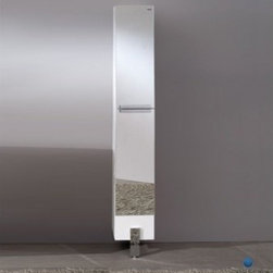 Fresca Adour Mirrored Bathroom Linen Side Cabinet FST8110MR - Bathroom Cabinets